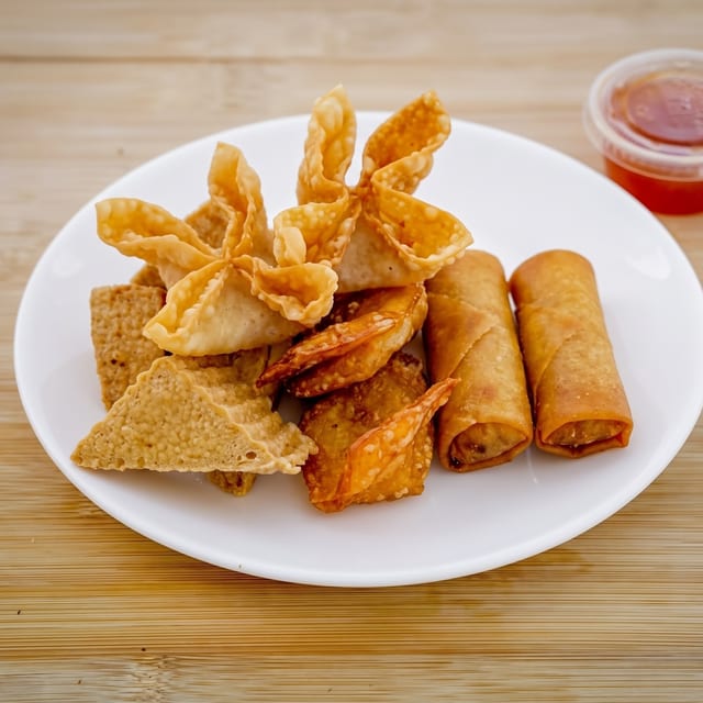 Thai Appetizer Sampler.