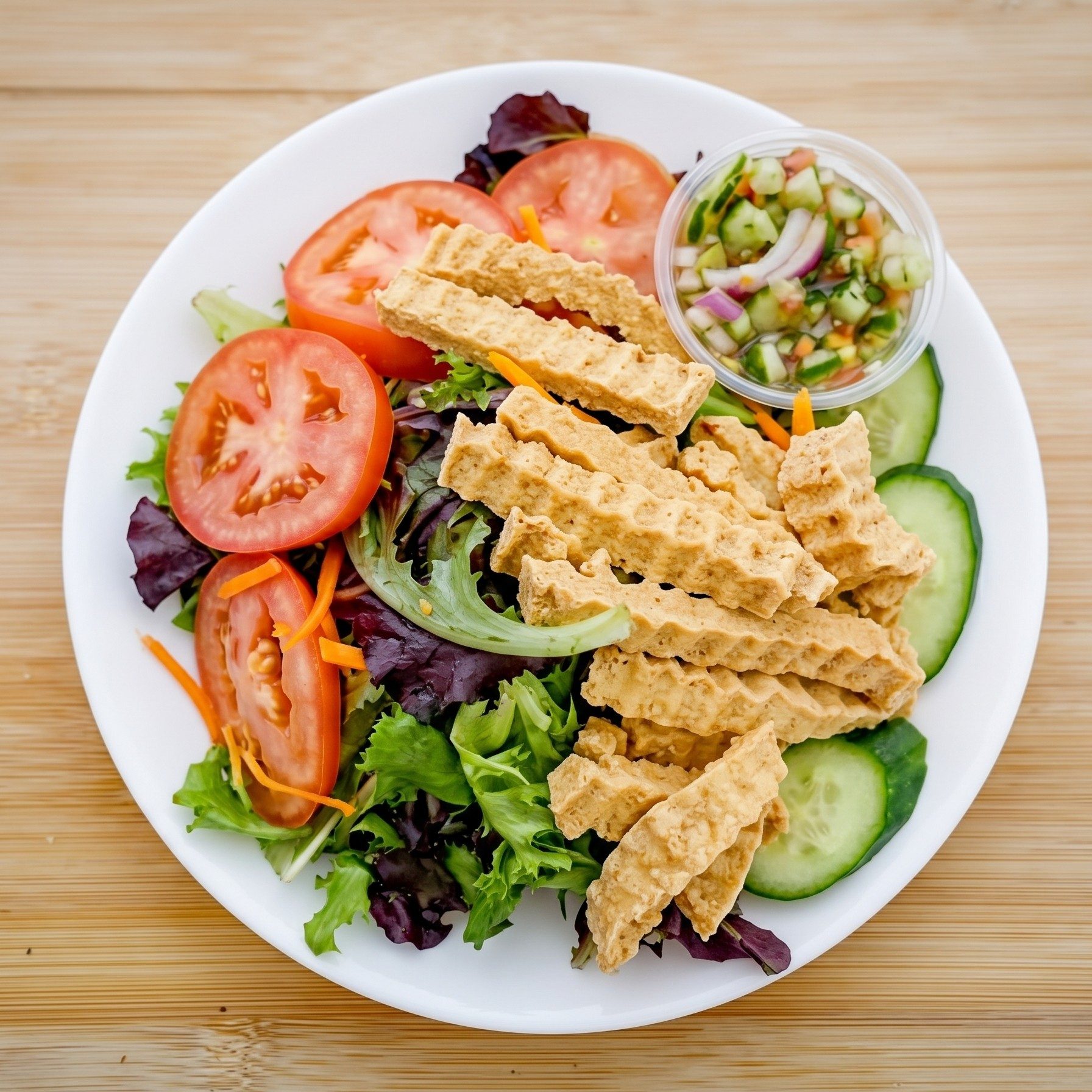 Crispy Tofu Salad.