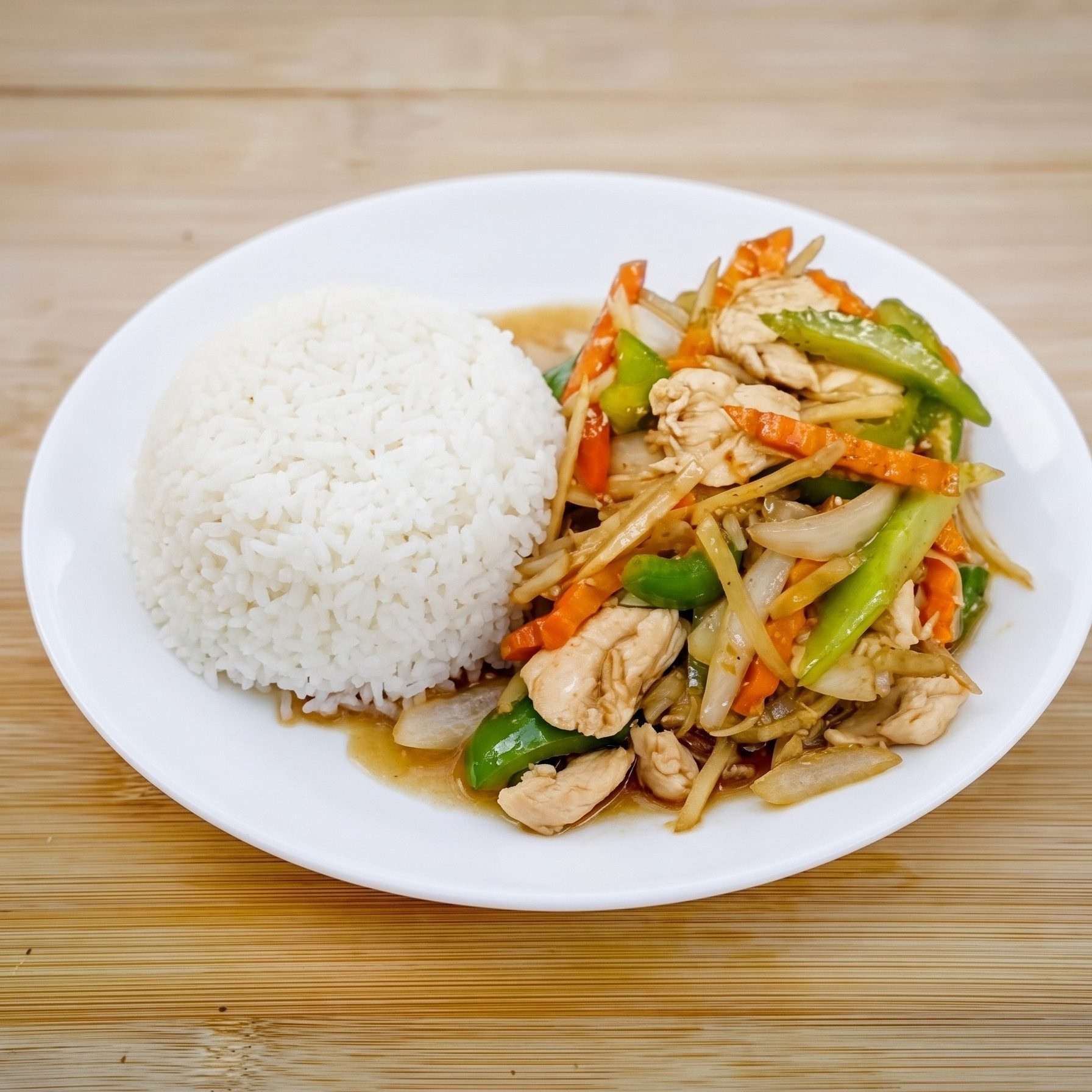 Ginger & Onion Stir-Fry.