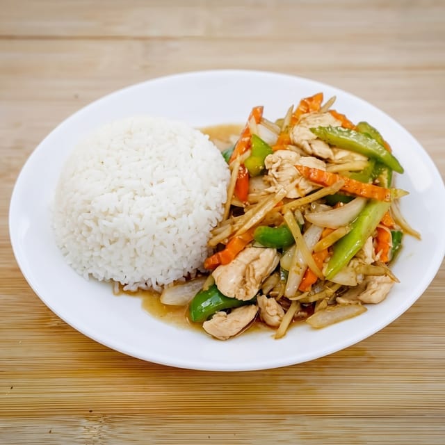 Ginger & Onion Stir-Fry.