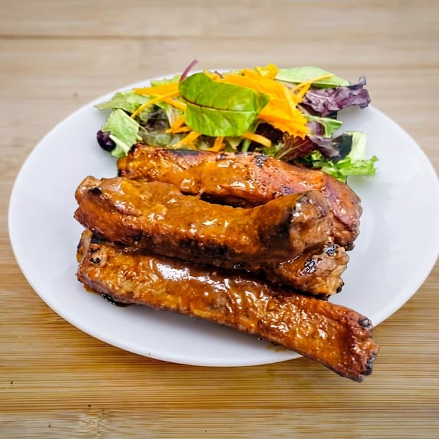 Sizzling Thai BBQ Pork Ribs.