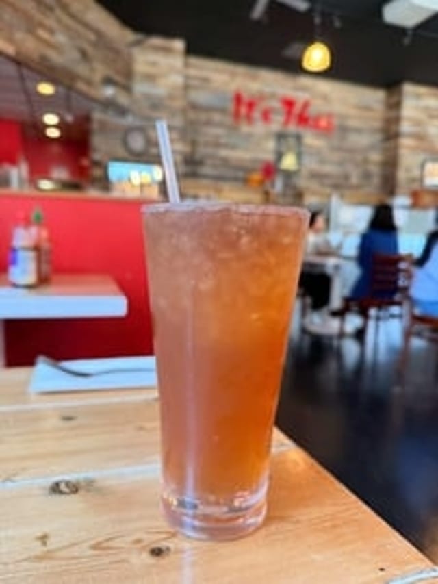 Lychee Iced Tea.